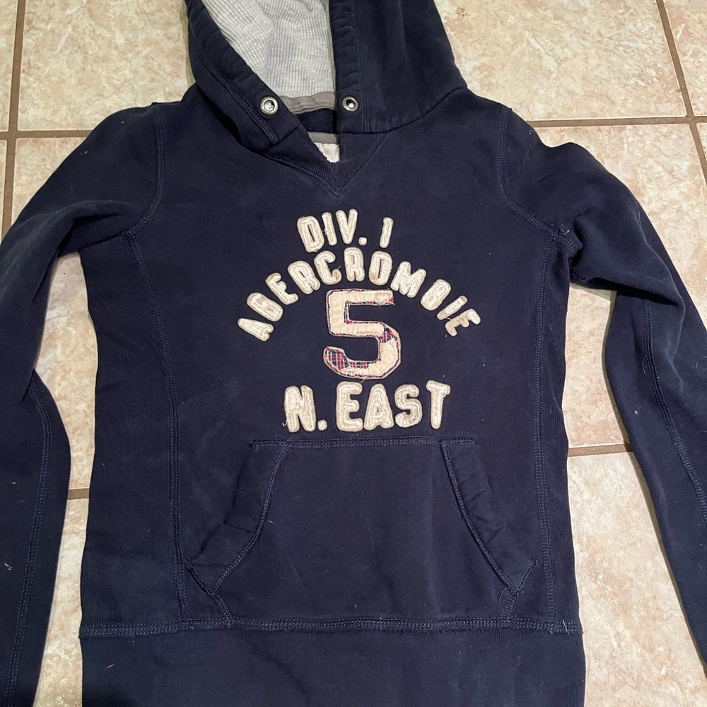 Vintage Abercrombie Navy Hoodie